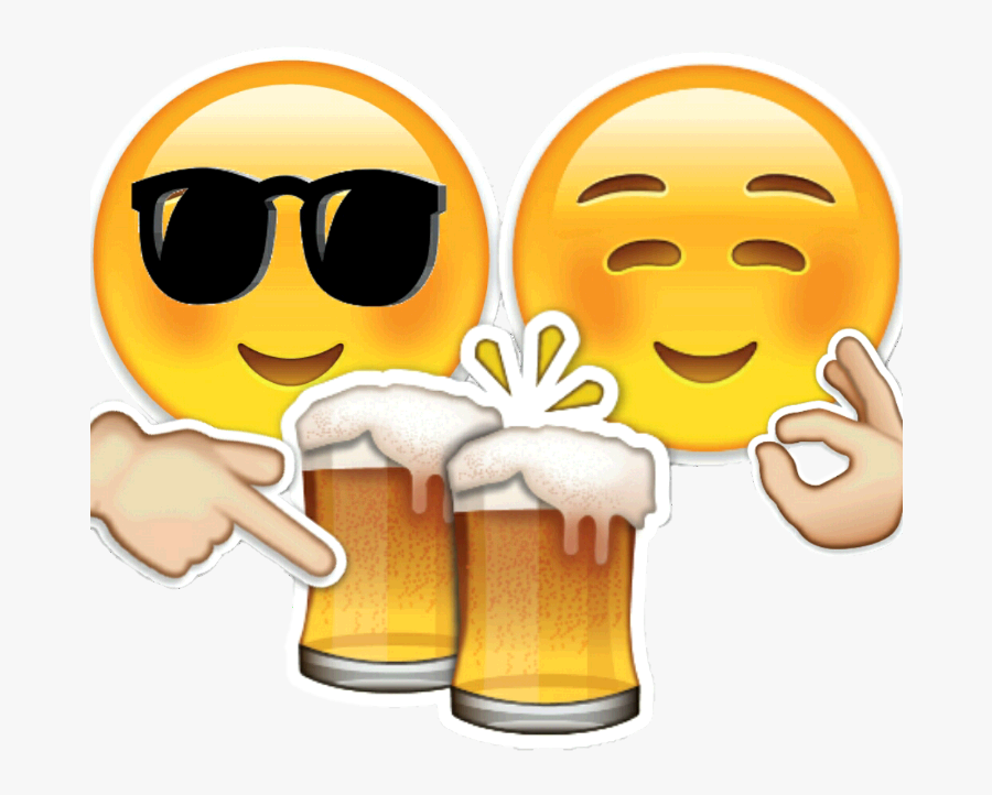 Emoji Beer Png, Transparent Clipart