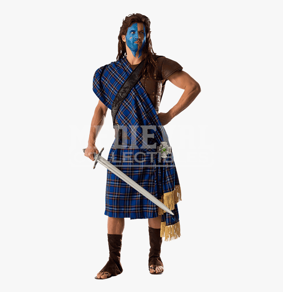 Clip Art Highlander Warrior - Highland Warrior Costume Halloween, Transparent Clipart