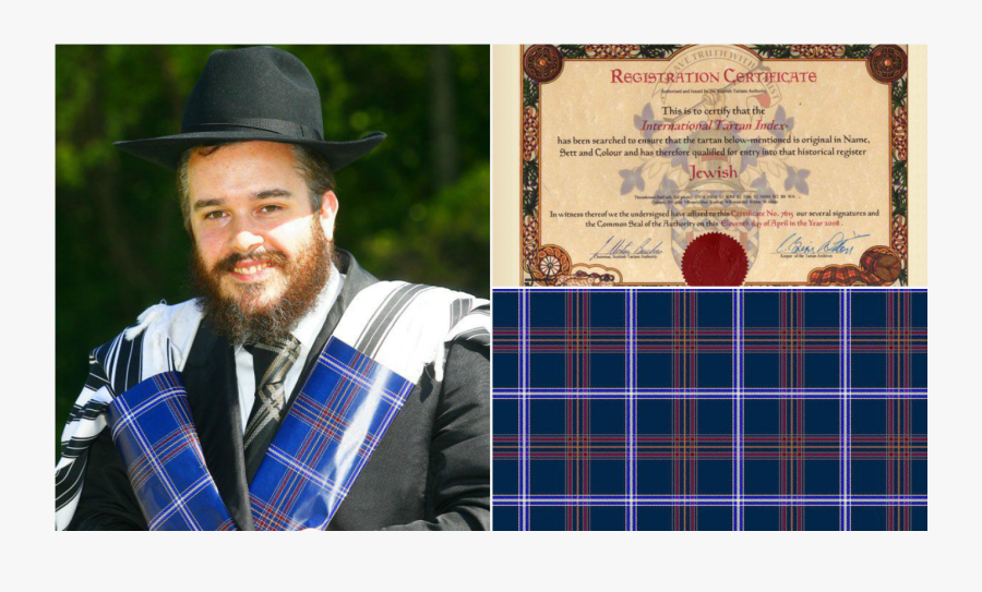 Transparent Kilt Png - Jewish Tartan, Transparent Clipart