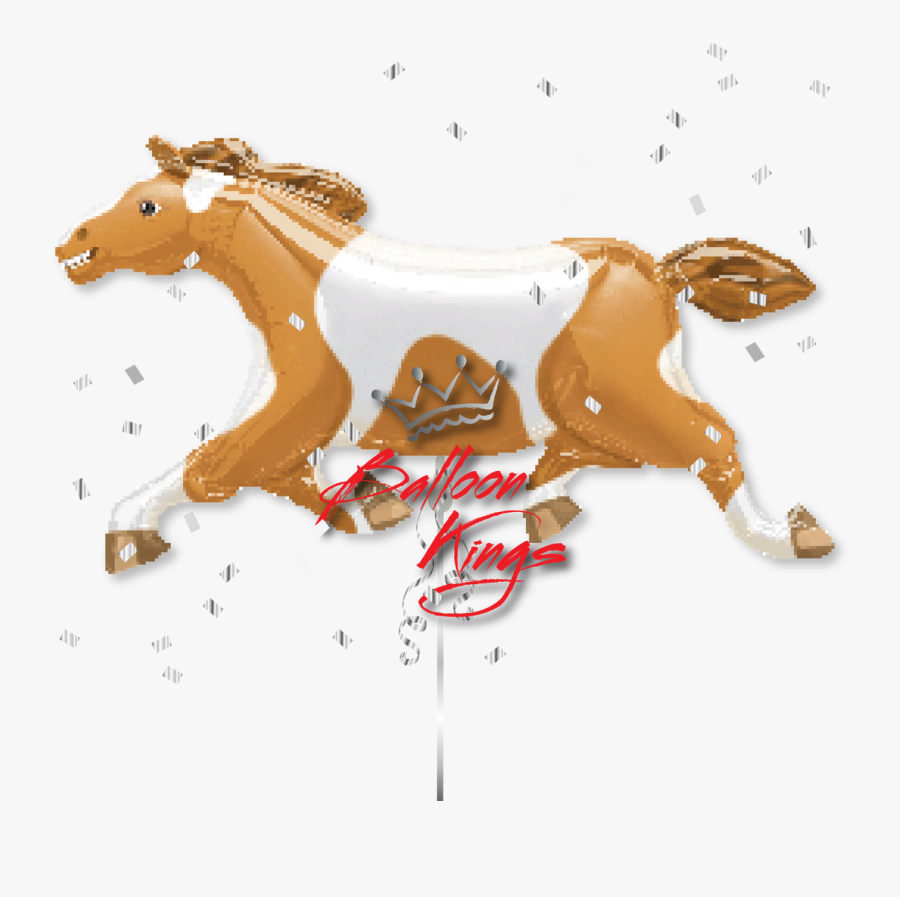Transparent Horses Tan - Horse Foil Balloon, Transparent Clipart