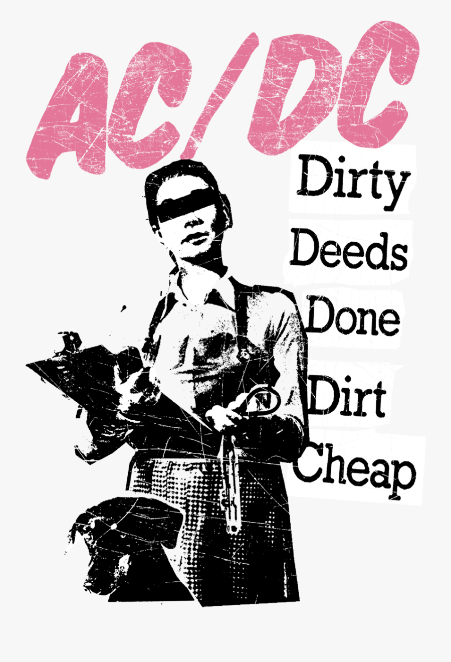 Ac Dc Dirty Deeds Done Dirt Cheap Lp Cover, Transparent Clipart