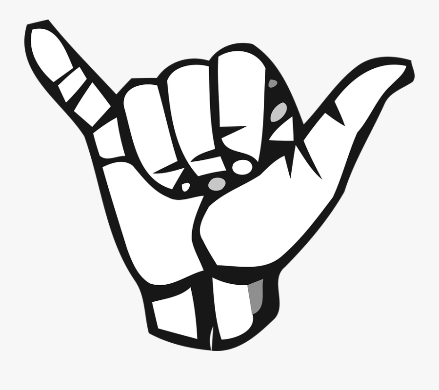 Alphabet, Deaf, Deaf Alphabet, Hand, Letter, Mute, - Pink Hang Loose Sticker, Transparent Clipart