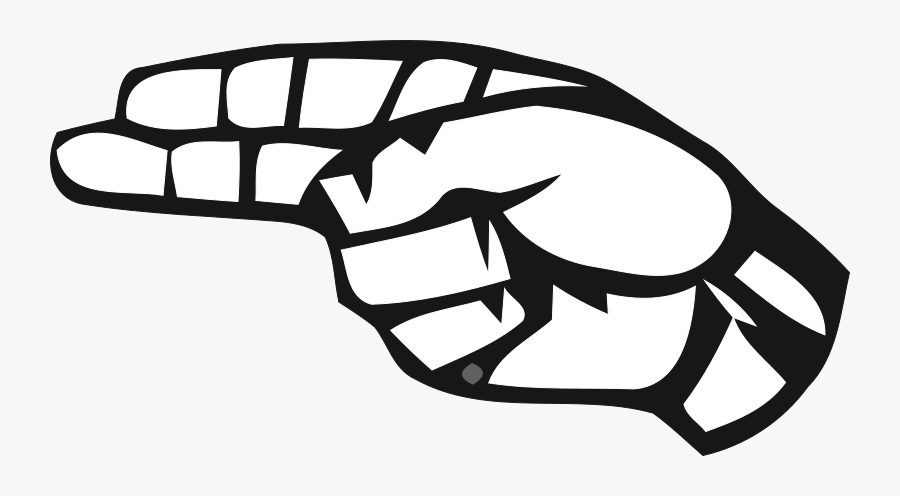 Sign Language H, Transparent Clipart