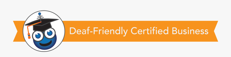 Deaffriendly Certified Business - Deaf Friendly Certified, Transparent Clipart