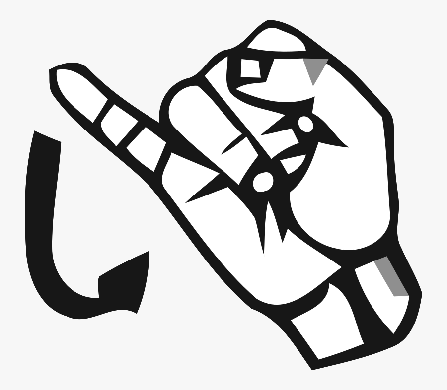 Draw Aj In Sign Language, Transparent Clipart