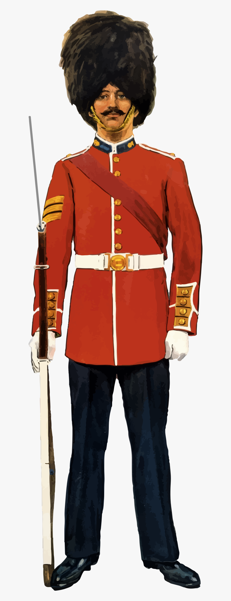 Transparent Soldier Png - British Soldier Png, Transparent Clipart