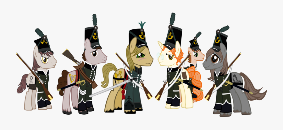 Sharpe S Chosen Ponies - Mlp Napoleonic Wars, Transparent Clipart