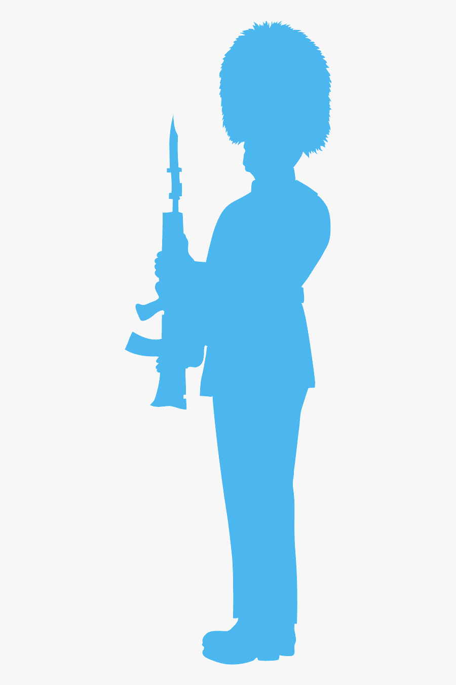 Grenadier Guards Silhouette, Transparent Clipart