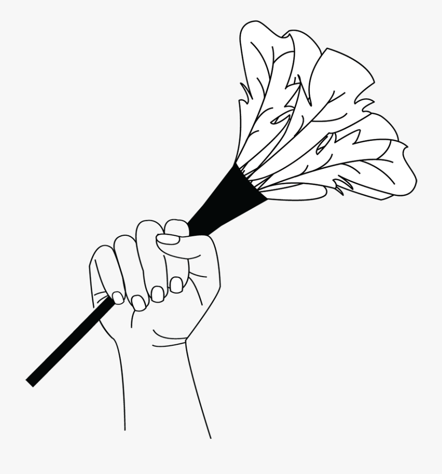 Councilwoman Featherduster Logo Yellow - Line Art, Transparent Clipart