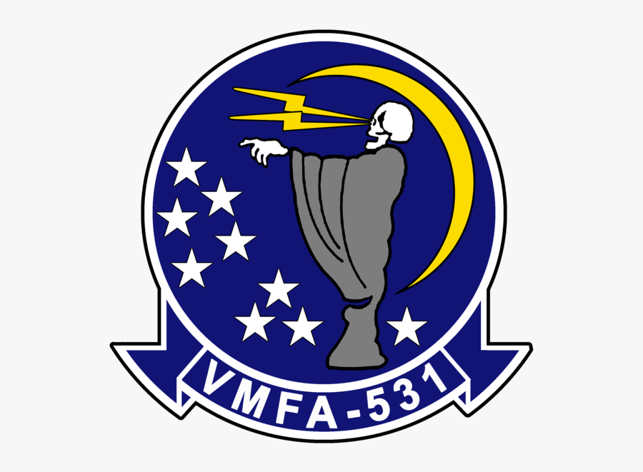 Usmc Vmfa 531 Grey Ghost Stickers Military, Law Enforcement - Vmfa 531 Grey Ghost, Transparent Clipart