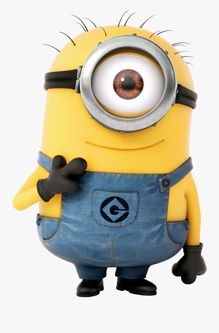 Minion 4s 5s Cartoon Plus Iphone Transparent Clipart - Minions Stuart, Transparent Clipart