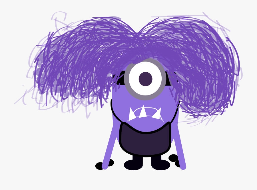 Purple Minion Clipart - Purple Minion Transparent Gif, Transparent Clipart