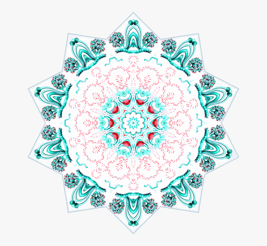 Symmetry,aqua,placemat - Circle, Transparent Clipart