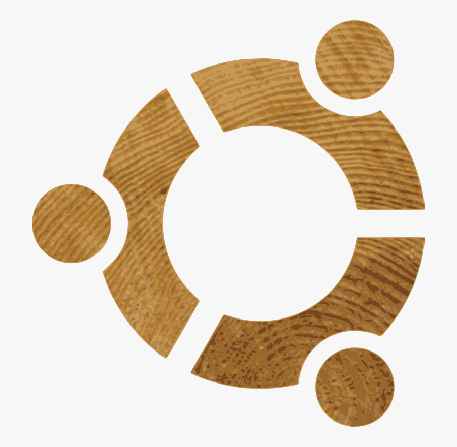 Woodbuntu - White Ubuntu Logo Svg, Transparent Clipart
