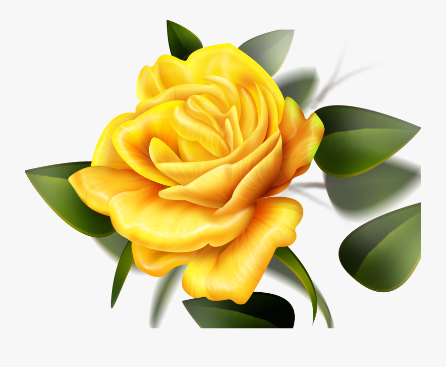 Yellow Rose Cross Stitch Pattern Free, Transparent Clipart