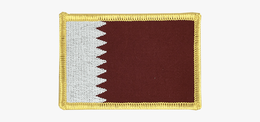 Qatar Flag Embroidery, Transparent Clipart