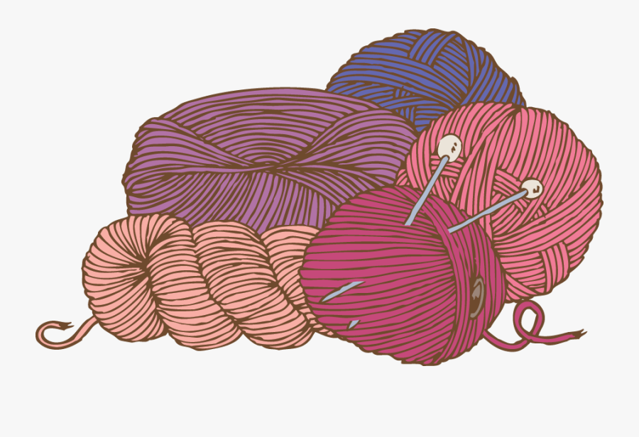 Yarn Balls - Illustration, Transparent Clipart