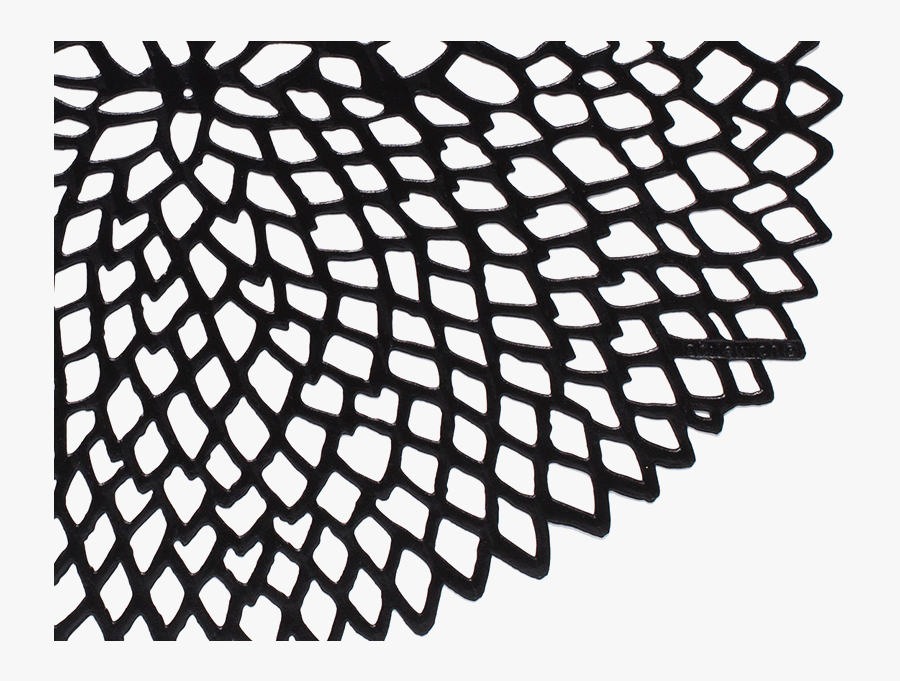 Transparent Dahlia Png - Chilewich Dahlia Placemats Gunmetal, Transparent Clipart