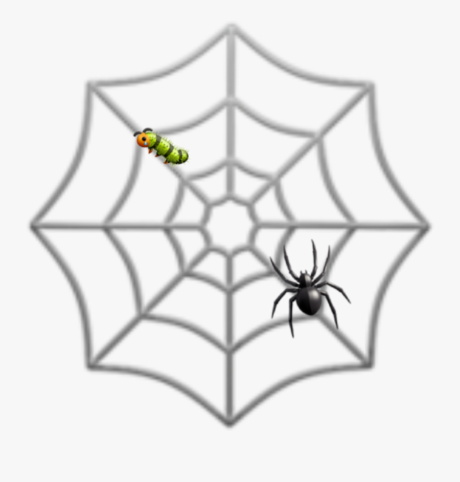 Spiderweb Emoji, Transparent Clipart