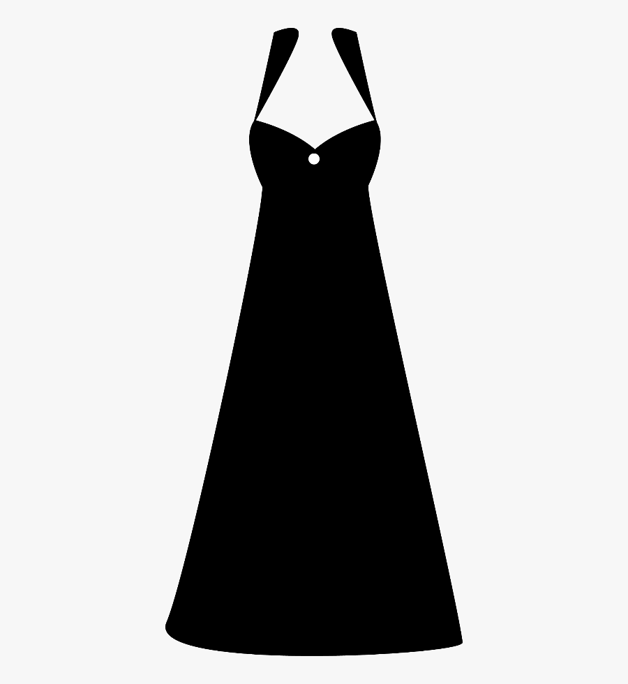 Little Black Dress, Transparent Clipart