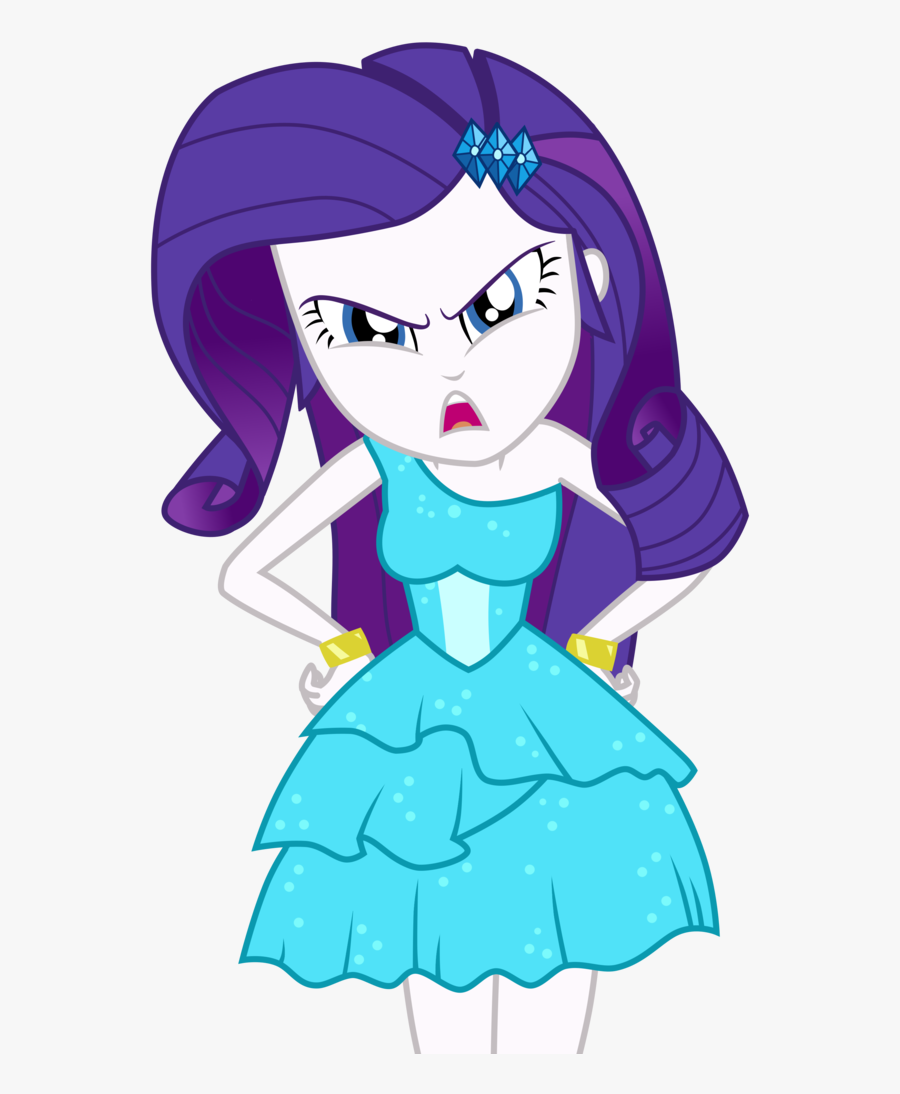 Angry, A Photo Booth Story, Artist - My Little Pony Equestria Girls Rarity Angry, Transparent Clipart