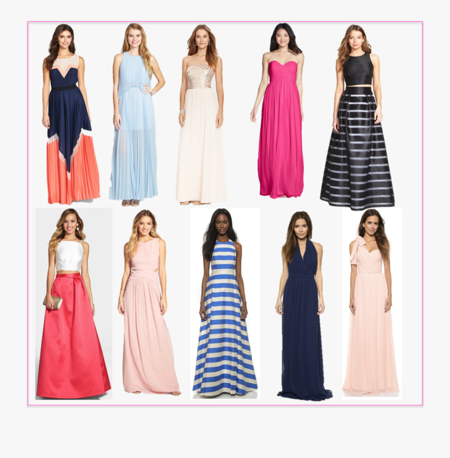 Transparent Dresses Png - Gown, Transparent Clipart