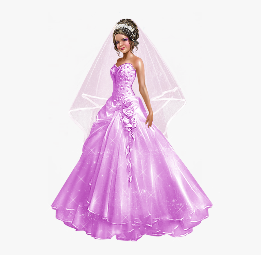 Prom Gown Light Violet, Transparent Clipart