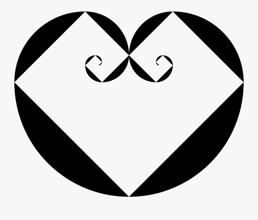 Clip Art Golden Geometry Angle Love - Emblem, Transparent Clipart