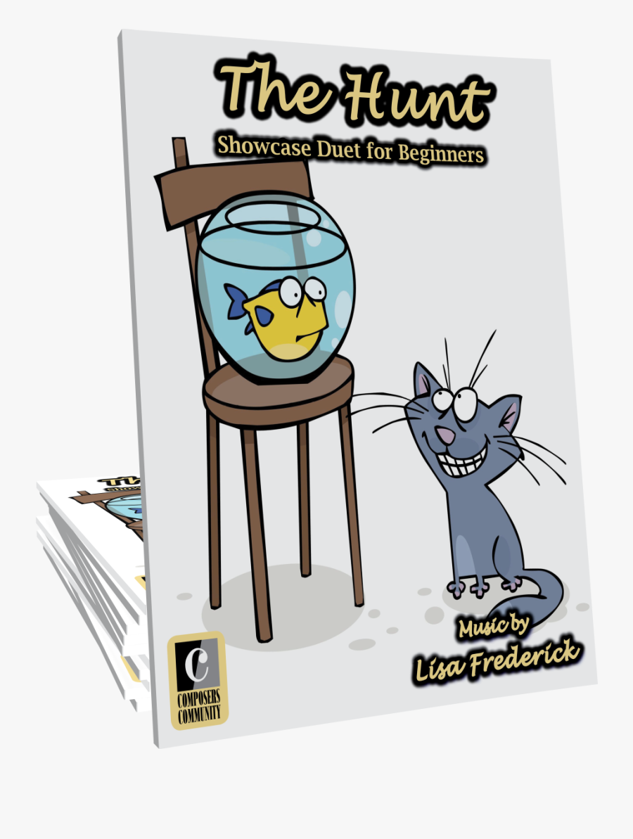 The Hunt Is A Lively, Evenly-leveled Piano Duet By - Cartoon, Transparent Clipart
