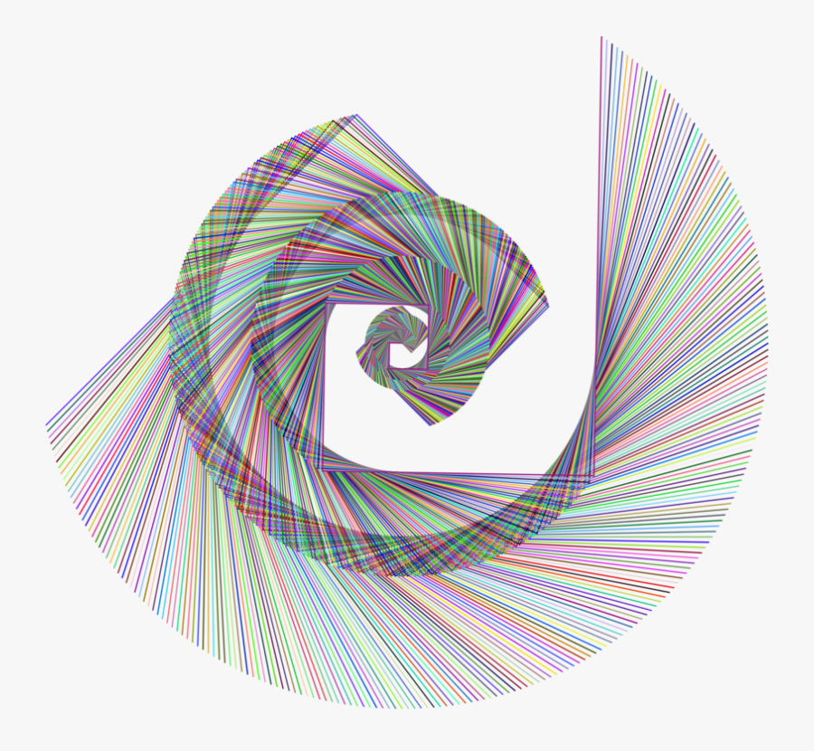 Line,circle,golden Ratio - Golden Ratio Abstract Art, Transparent Clipart