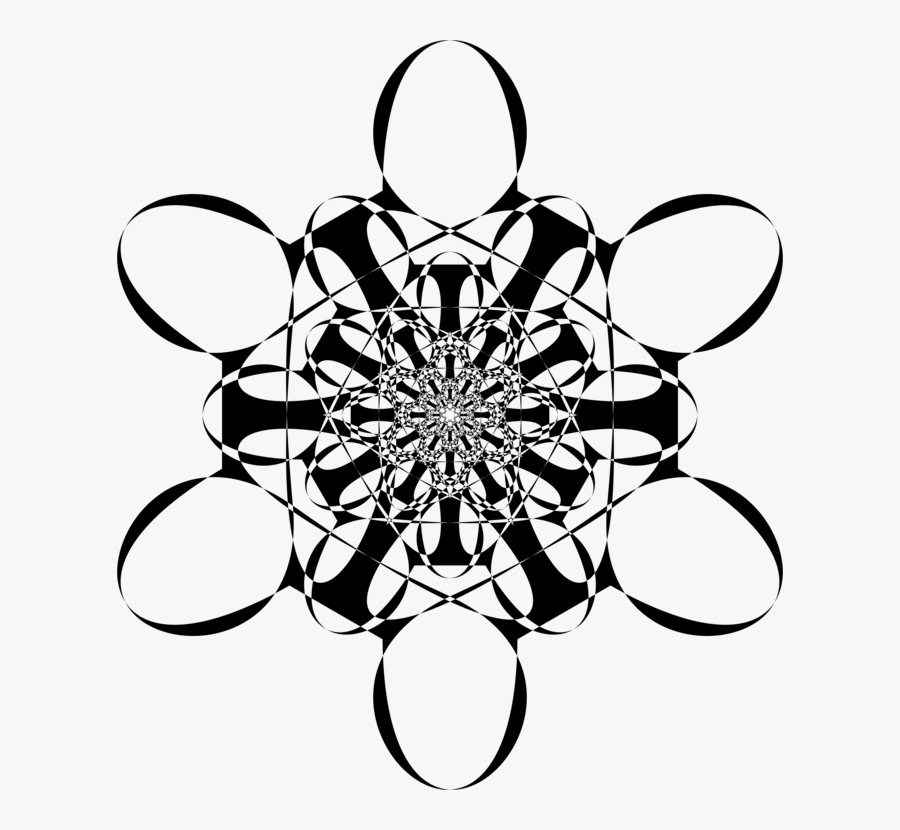 Line Art,flora,symmetry - Circle, Transparent Clipart