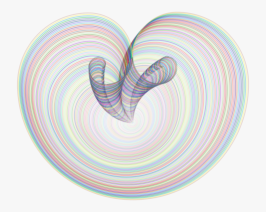 Golden Ratio Heart, Transparent Clipart