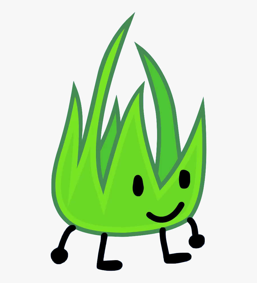 Grassy In Bfb - Grassy Battle For Bfdi, Transparent Clipart
