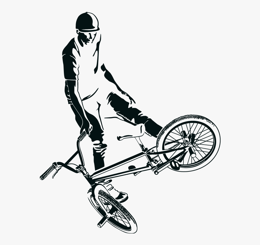 Clip Art Dibujo Cerca Amb Google - Bmx Bike, Transparent Clipart