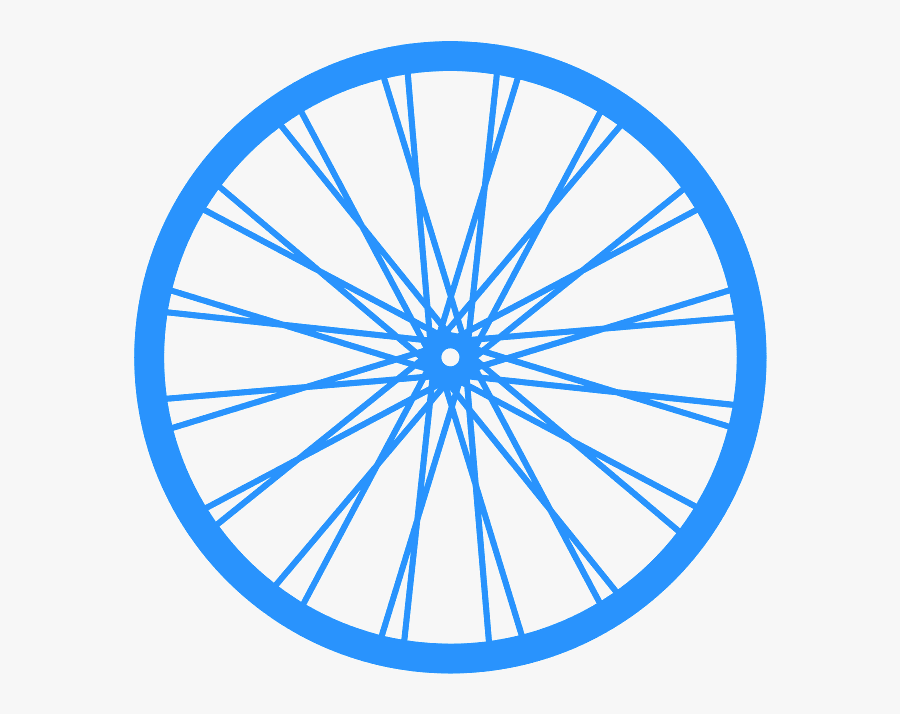 Bicycle Wheel, Transparent Clipart