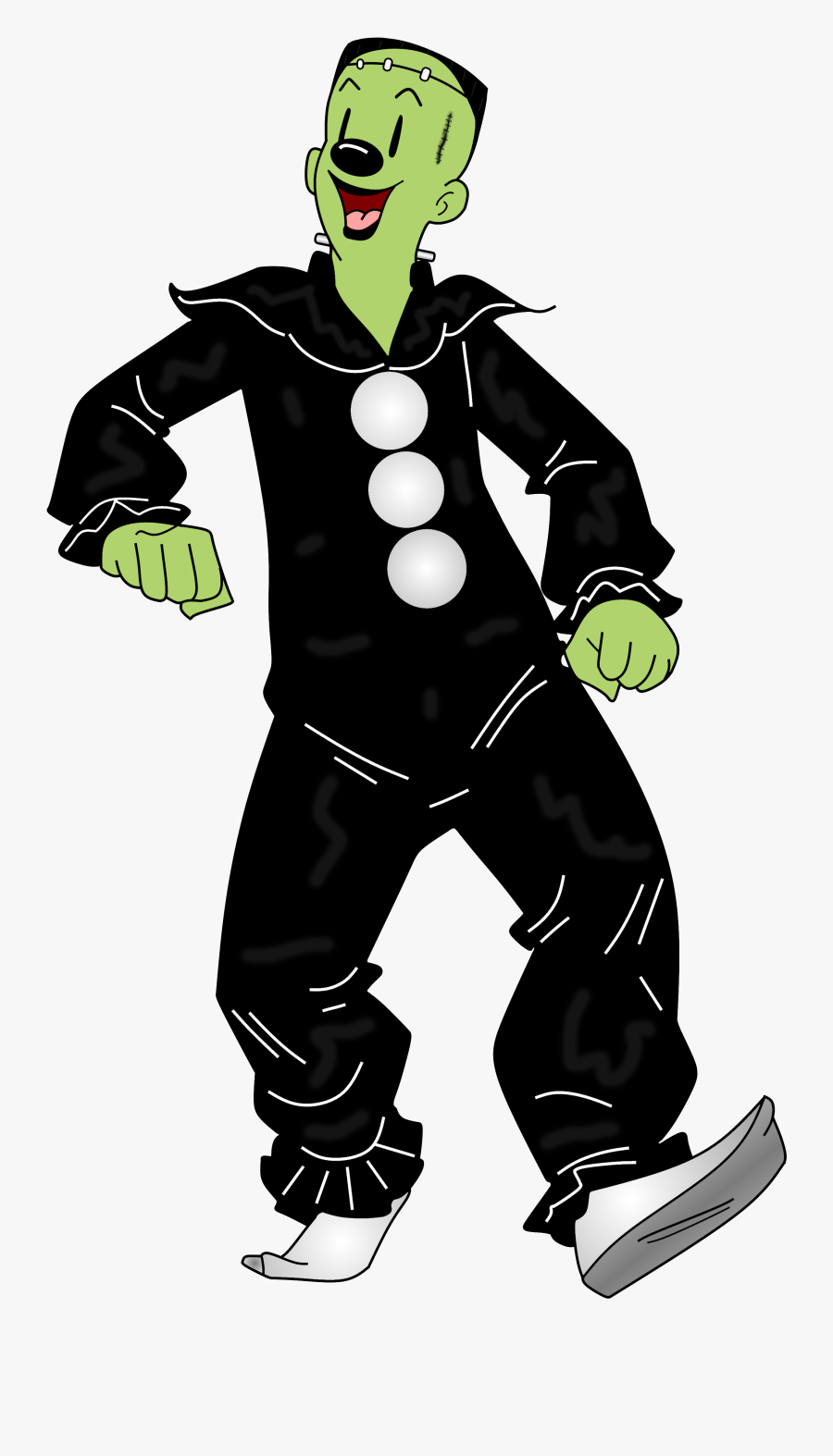 Frankenstein Transparent Mermaid - Betty Boop Clown Png, Transparent Clipart