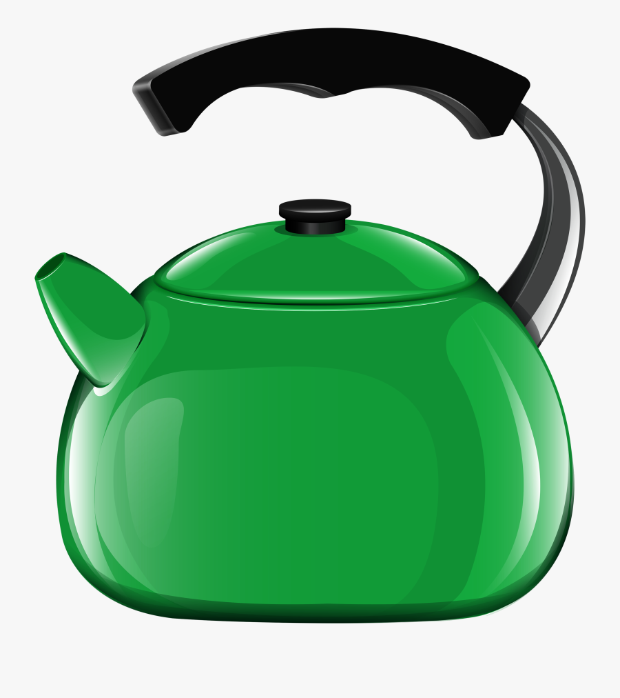 Green Kettle Png Best - Kettle Clipart, Transparent Clipart
