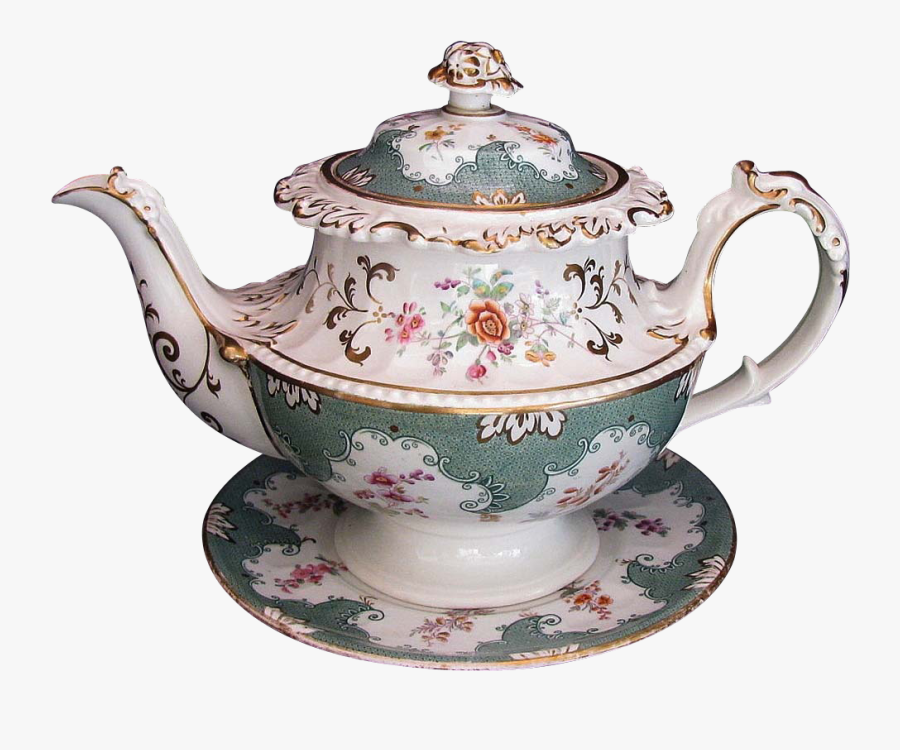 Clip Art John Ridgway Porcelain Stand - Teapot English, Transparent Clipart