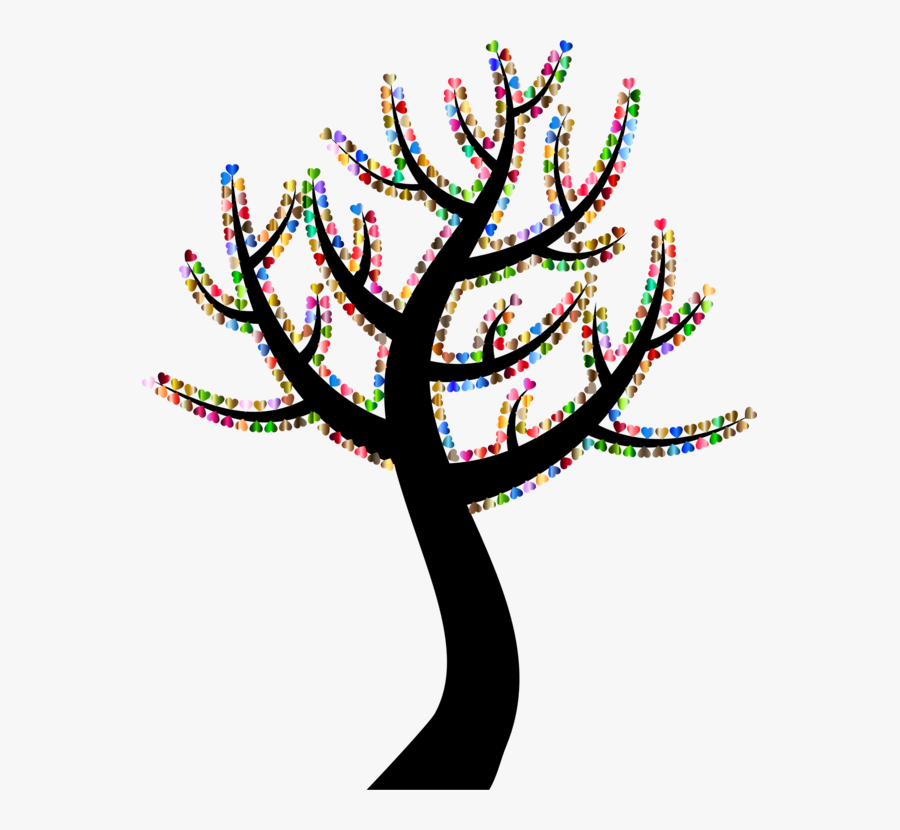 Tree Trunk Computer Icons Line Art - Tree Trunk Clipart With Four Branches, Transparent Clipart