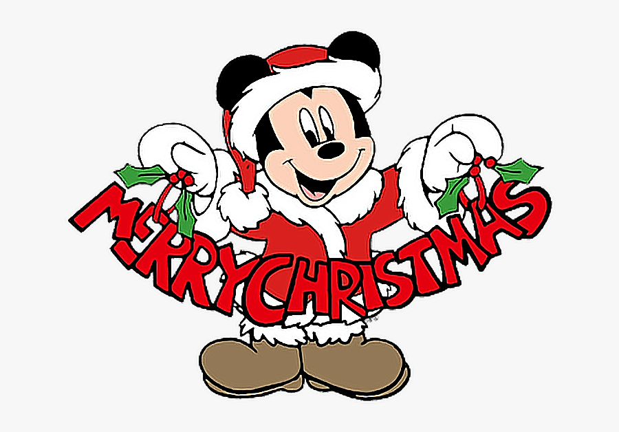 #mickeymouse #christmas #disney - Clipart Mickey Mouse Christmas, Transparent Clipart