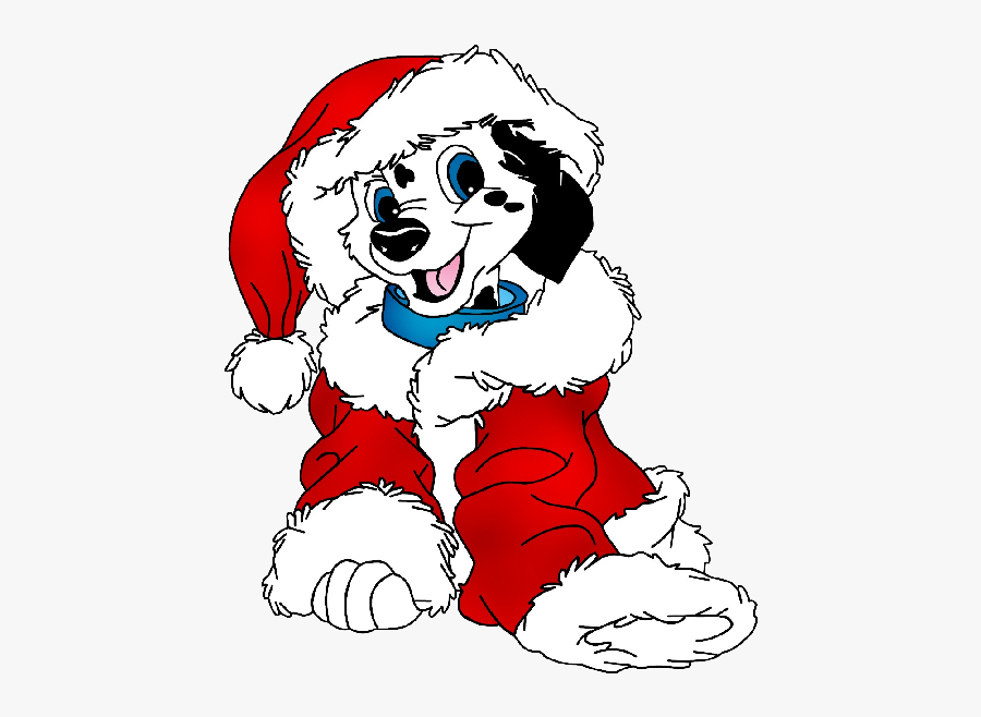 Mickey And Friends Christmas Clip Art Images - 101 Dalmatian Christmas Pi, Transparent Clipart