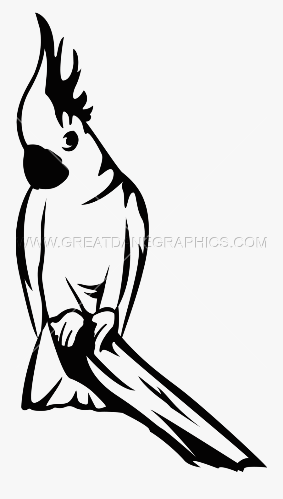 Transparent Production Ready Artwork For - Sulphur-crested Cockatoo, Transparent Clipart