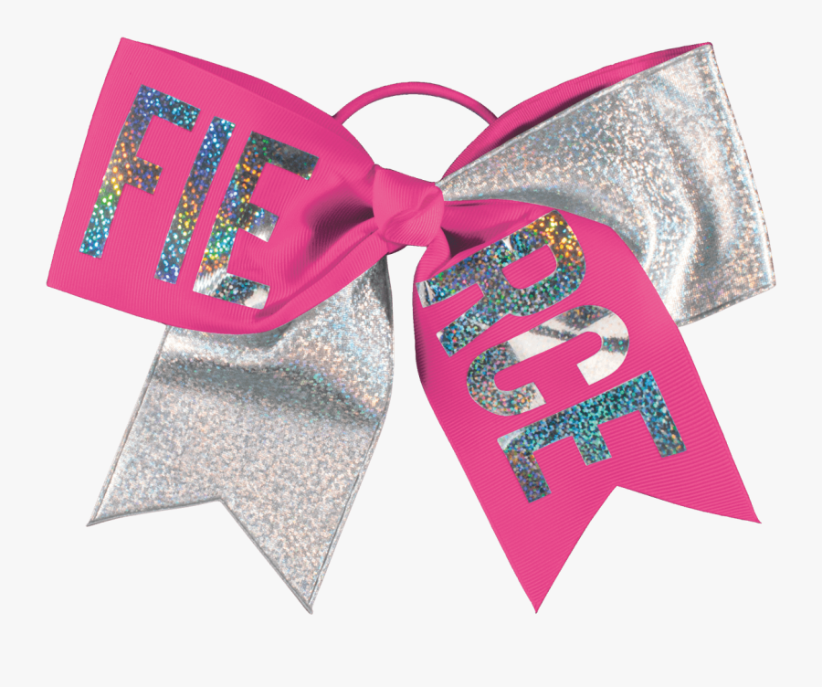 Chasse Fierce Holographic Performance Hair Bow - Label, Transparent Clipart