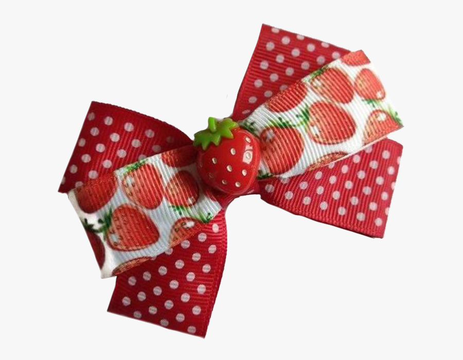 #strawberry #bow #hairbow #accessories #hairaccessories - Polka Dot, Transparent Clipart