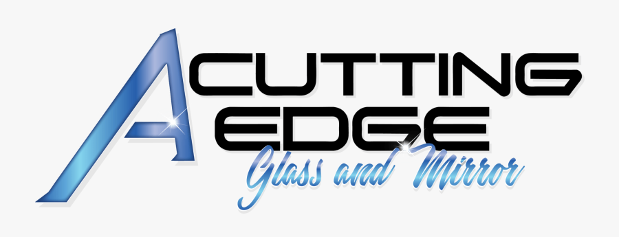 A Cutting Edge Glass & Mirror - Calligraphy, Transparent Clipart