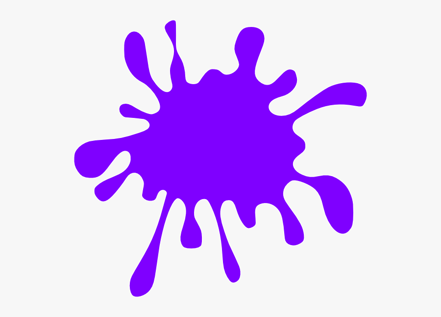 Purple Color Splash Clipart, Transparent Clipart