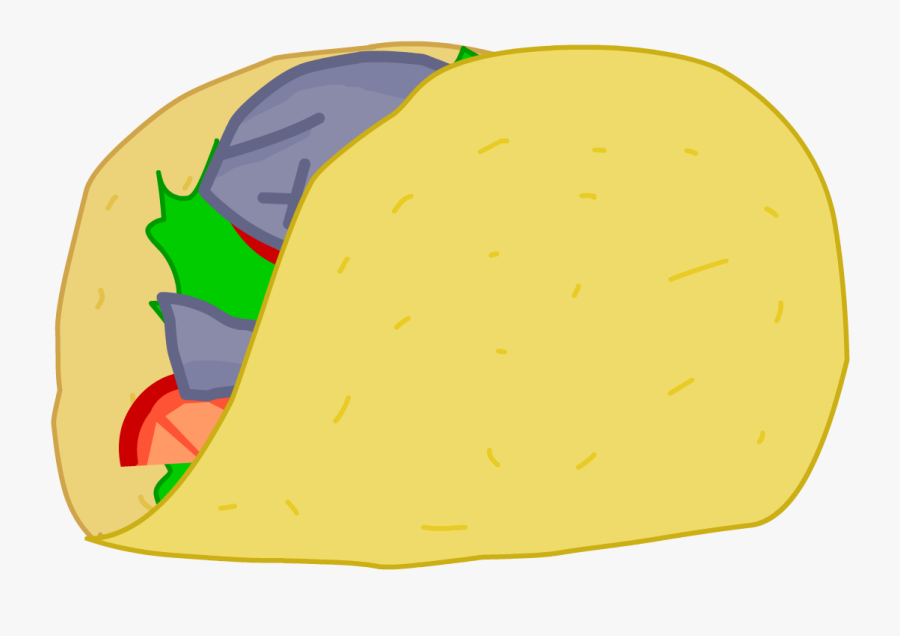 Taco Clipart Battle For Dream Island - Bfdi Taco Food, Transparent Clipart