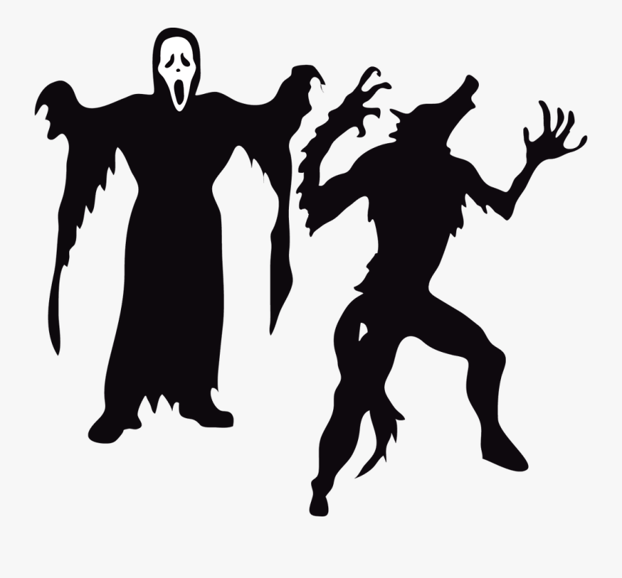 Silhouette Cartoon Image Korean Drama Graphics - Howling Halloween, Transparent Clipart