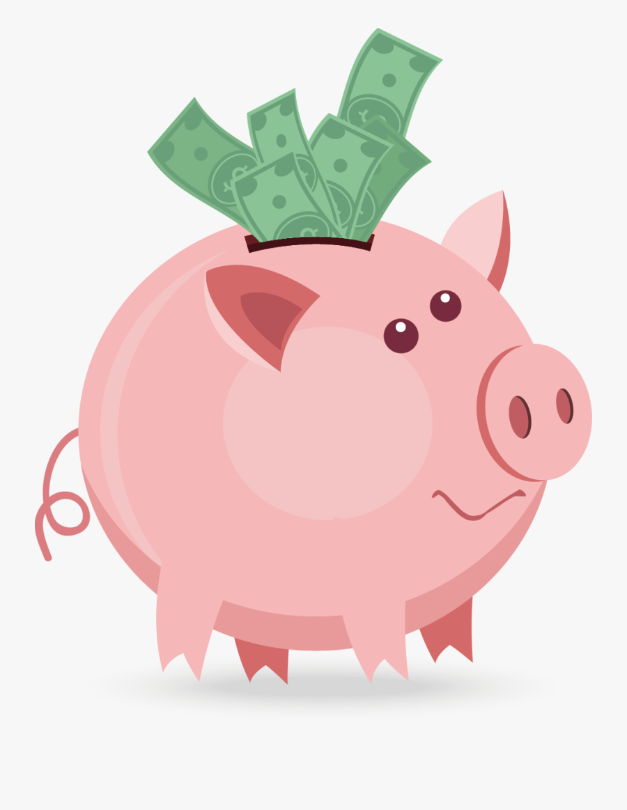 Piggy Bank Money Clipart, Transparent Clipart