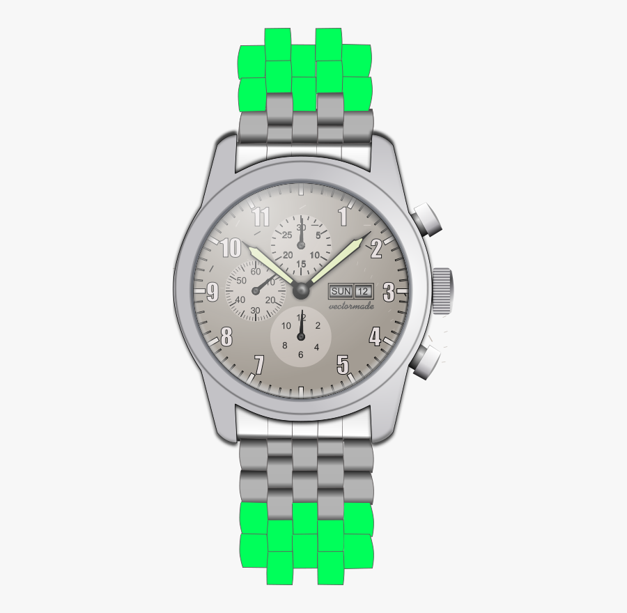 Watch - Clipart - Wrist Watch For Illustration, Transparent Clipart